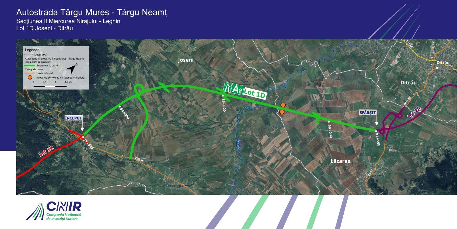 construcție Autostrada Unirii