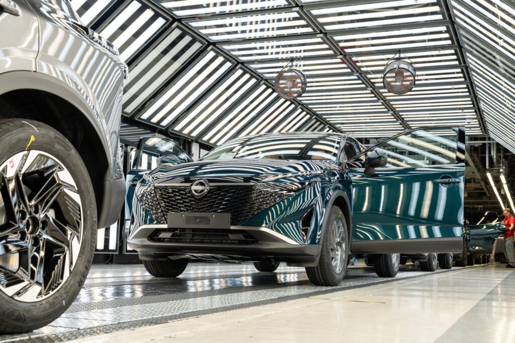 Noul Qashqai e-POWER pe linia de producție la uzina Sunderland din Marea Britanie (sursa: nissan-romania.ro)