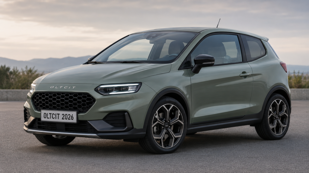 Așa ne-am imaginat că ar putea arăta viitorul model Oltcit, sub umbrela Ford (Imagine creata cu ajutorul ChatGPT)